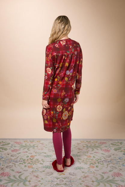 Diogo Long Sleeve Nightdress Flores Felices