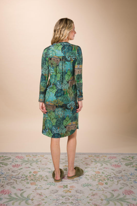 Diogo Long Sleeve Nightdress Jardin de Noche
