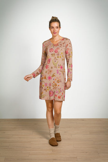 Dana Long Sleeve Nightdress Coco Flower