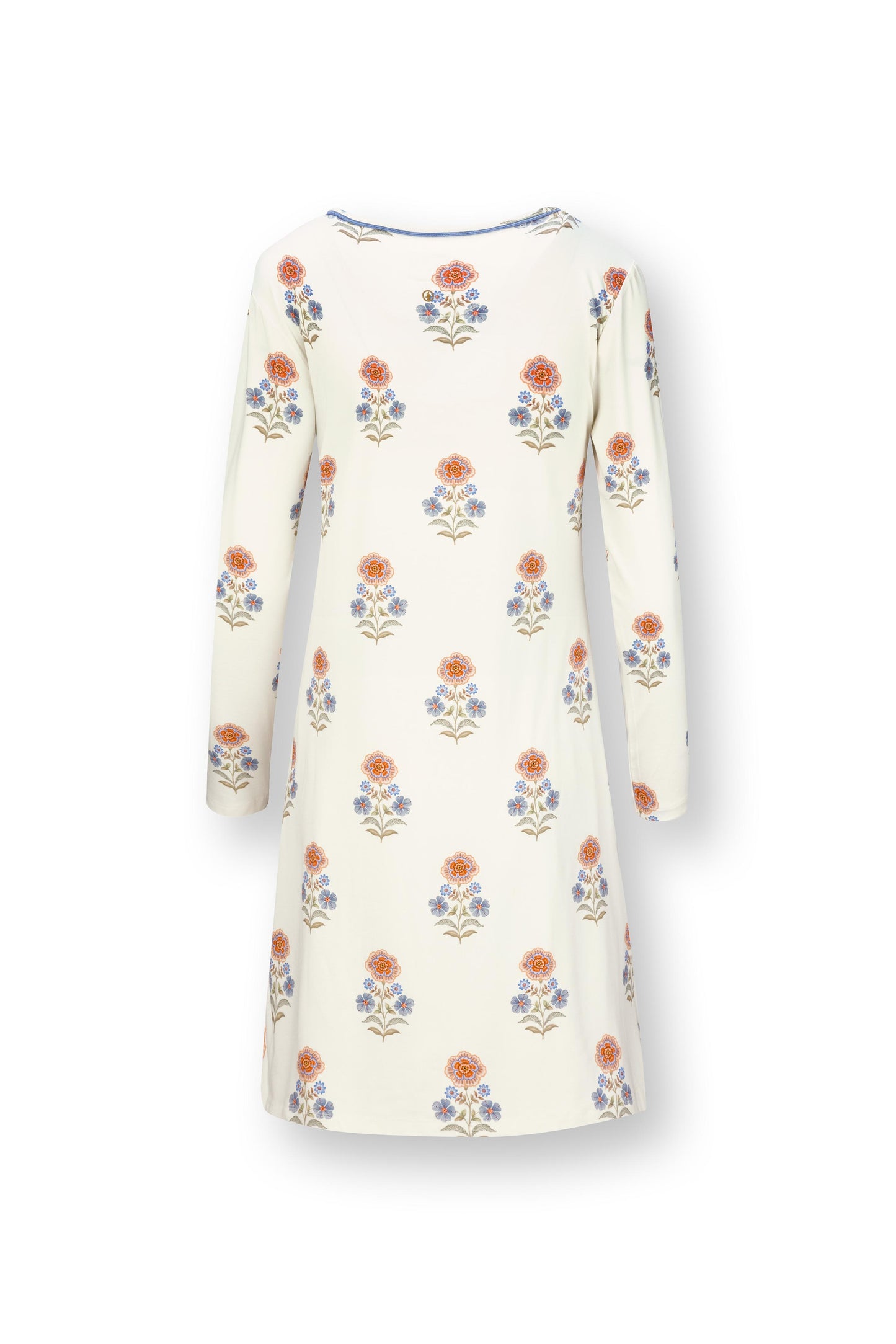 Dana Long Sleeve Nightdress Tanaka White