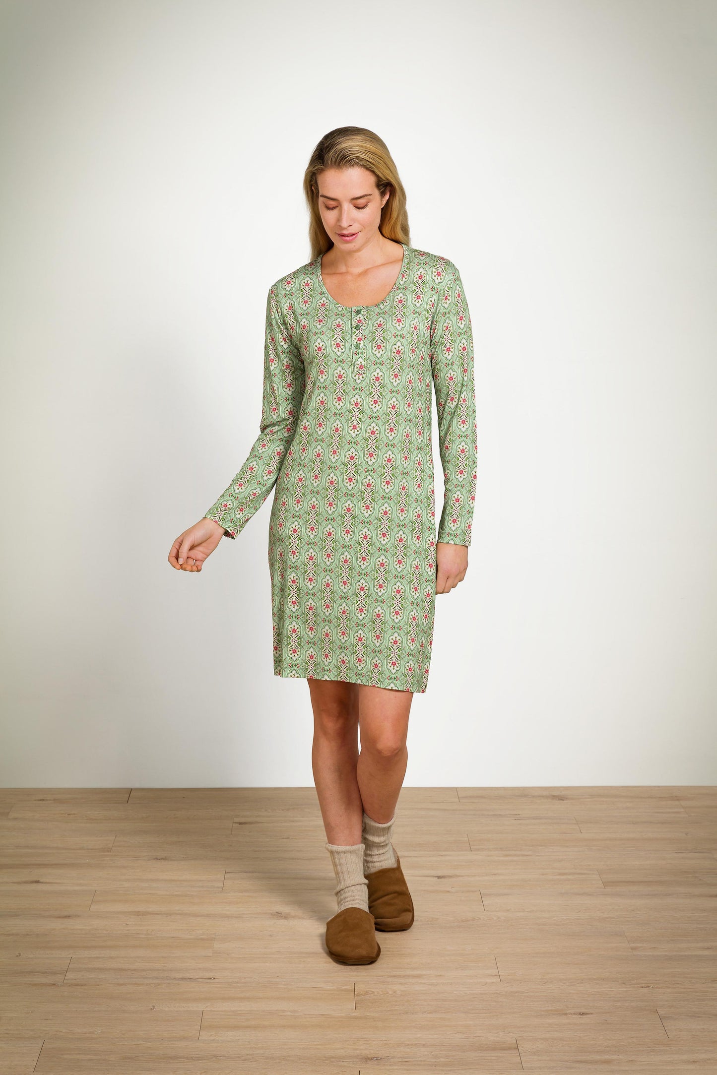 Desiree Long Sleeve Nightdress Jabalini