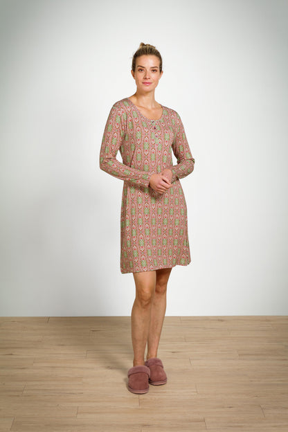 Desiree Long Sleeve Nightdress Jabalini