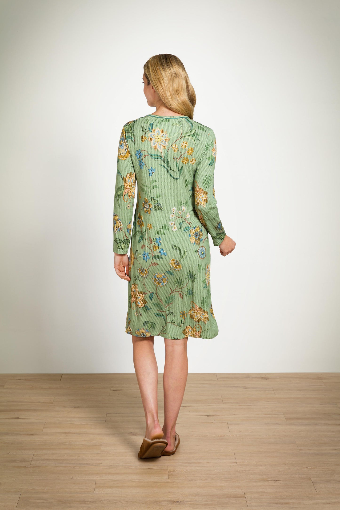 Destiny Long Sleeve Nightdress Safari Bloom