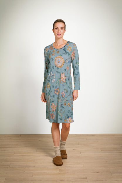 Destiny Long Sleeve Nightdress Safari Bloom
