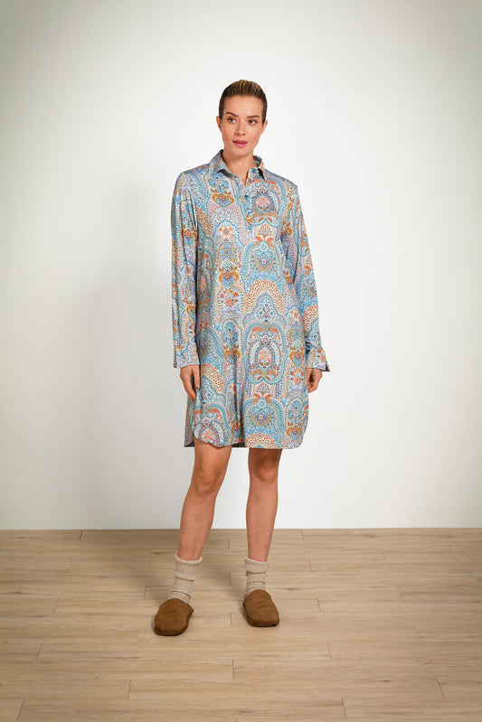 Daaltje Long Sleeve Nightdress Jabali