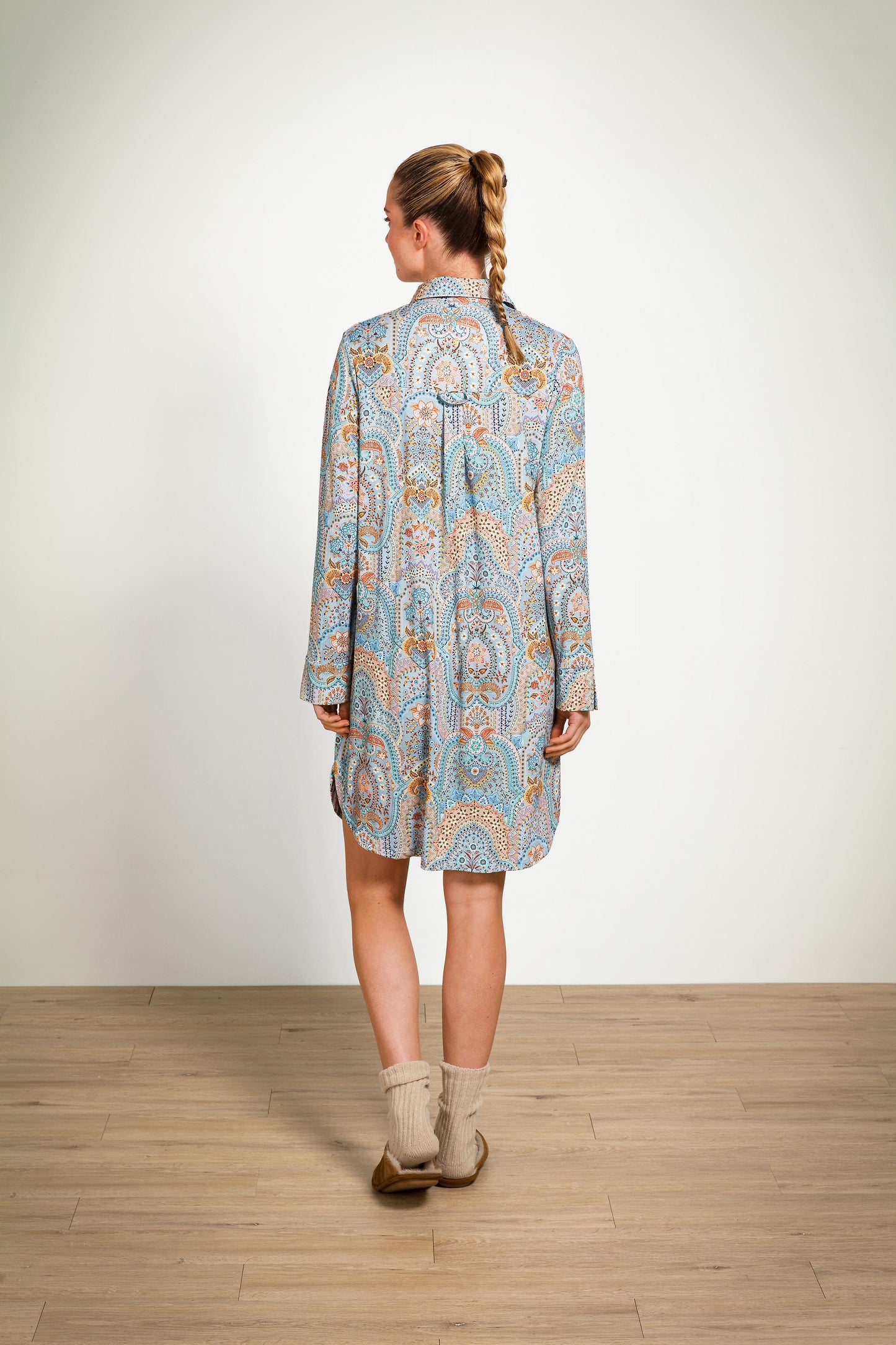 Daaltje Long Sleeve Nightdress Jabali
