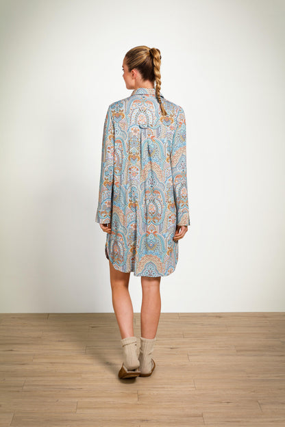 Daaltje Long Sleeve Nightdress Jabali