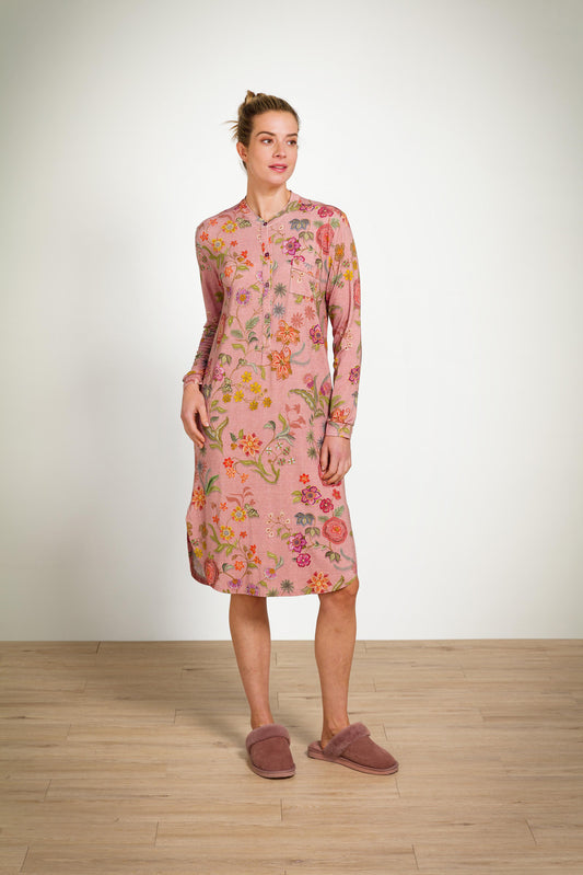 Diogo Long Sleeve Nightdress Coco Flower