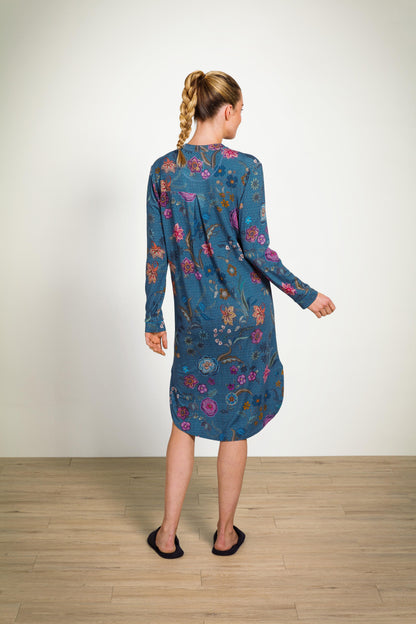 Diogo Long Sleeve Nightdress Coco Flower