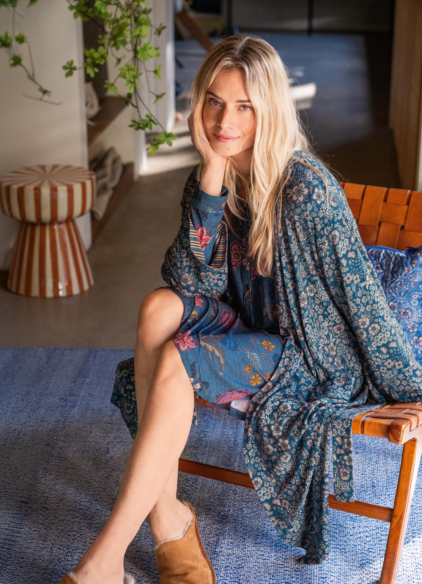 Diogo Long Sleeve Nightdress Coco Flower