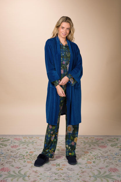 Naomi Kimono Velvet Little Sumo Stripe