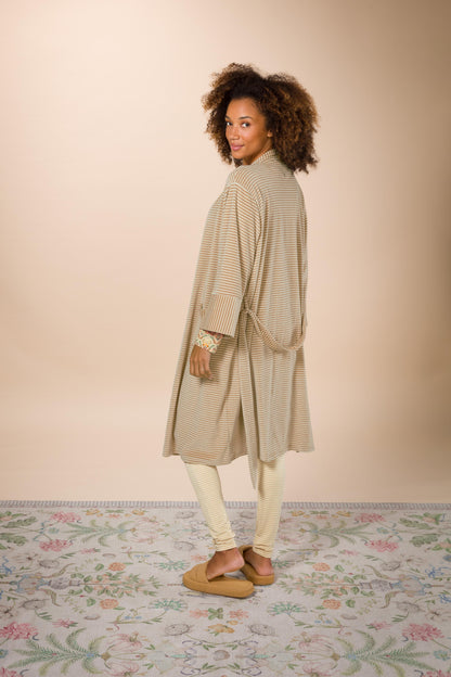 Naomi Kimono Velvet Little Sumo Stripe