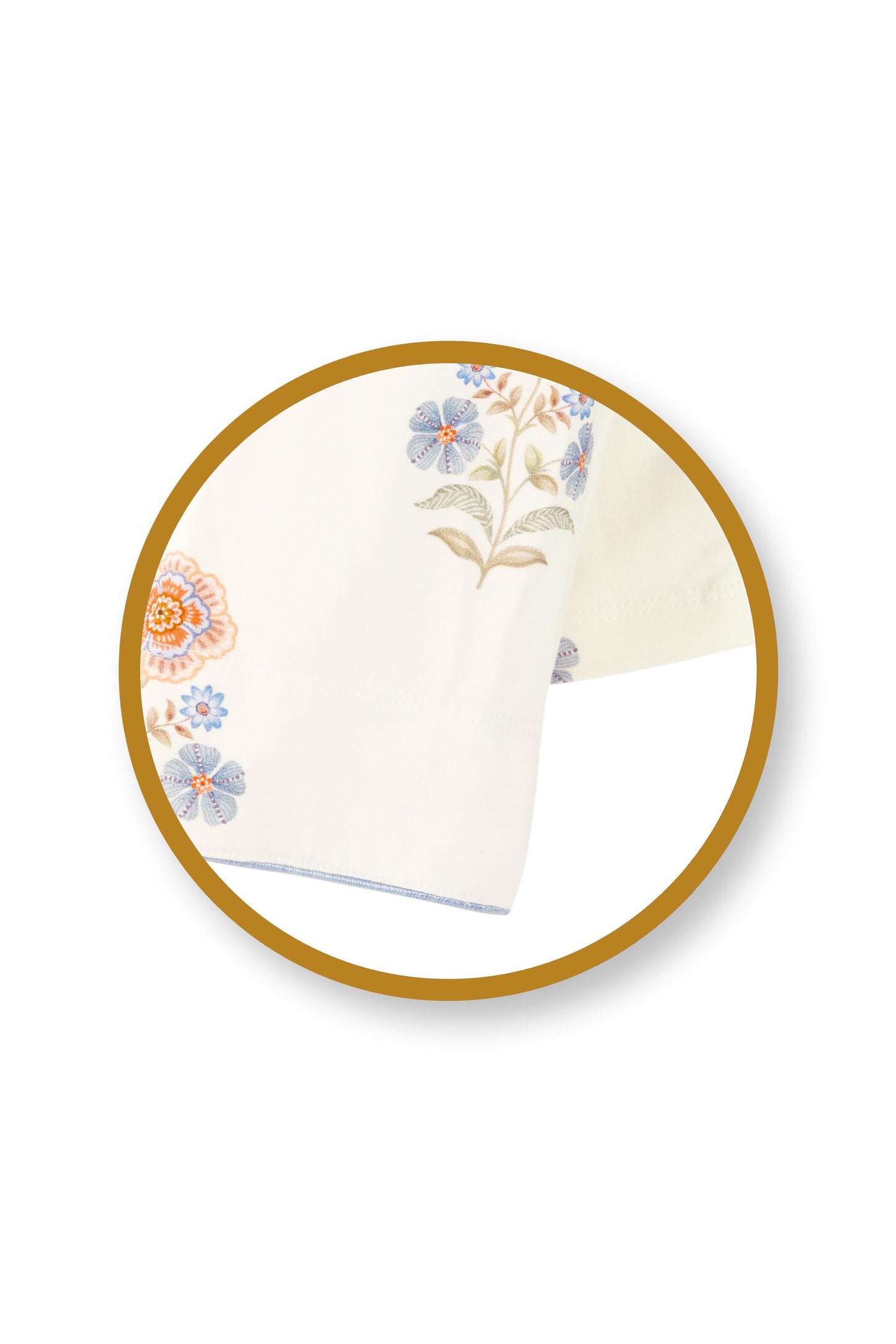 Faye Long Sleeve Top Tanaka White