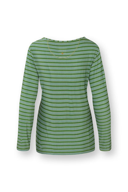 Trice Long Sleeve Top Kente Stripe
