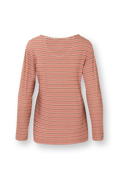 Trice Long Sleeve Top Kente Stripe