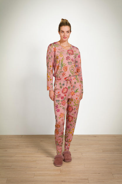 Trice Long Sleeve Top Coco Flower