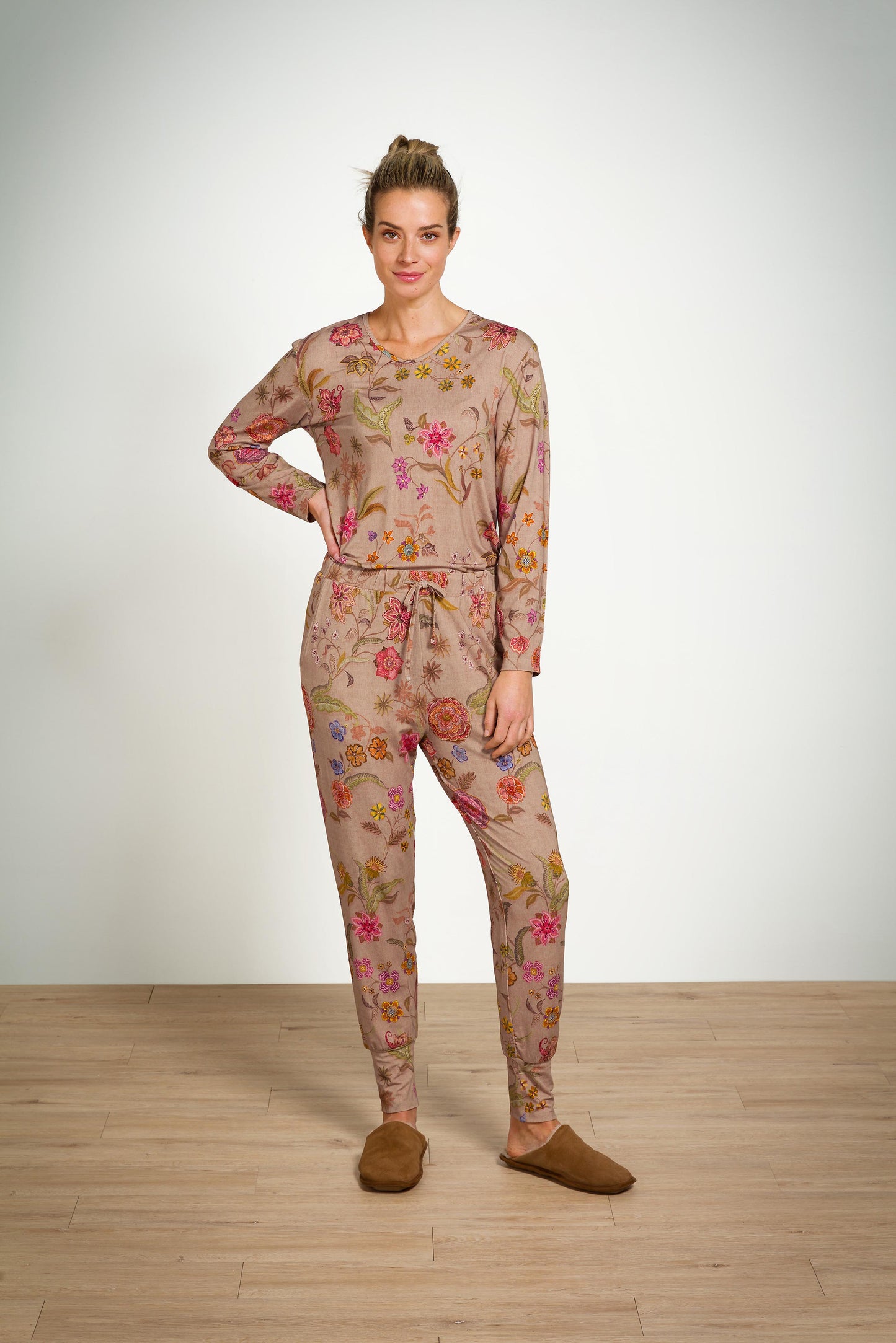 Trice Long Sleeve Top Coco Flower