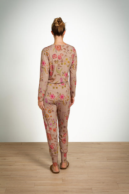 Trice Long Sleeve Top Coco Flower