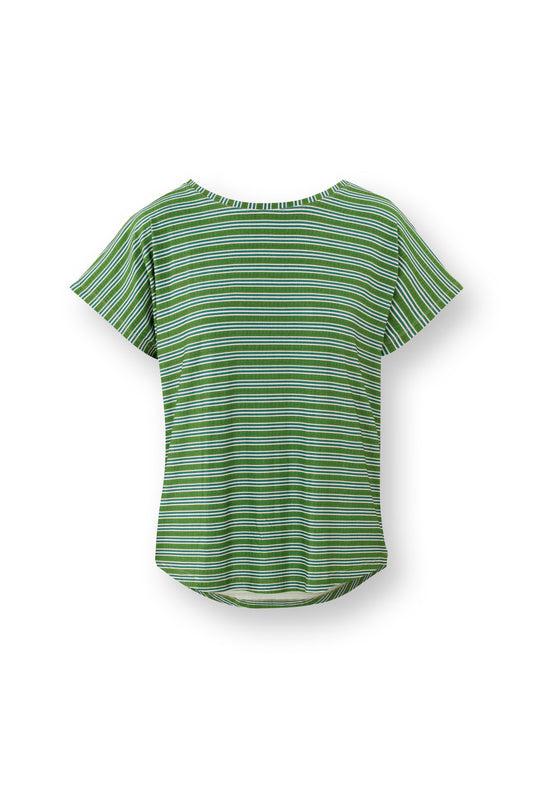 Tatum Short Sleeve Top Kente Stripe