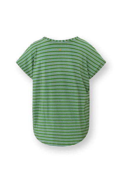 Tatum Short Sleeve Top Kente Stripe