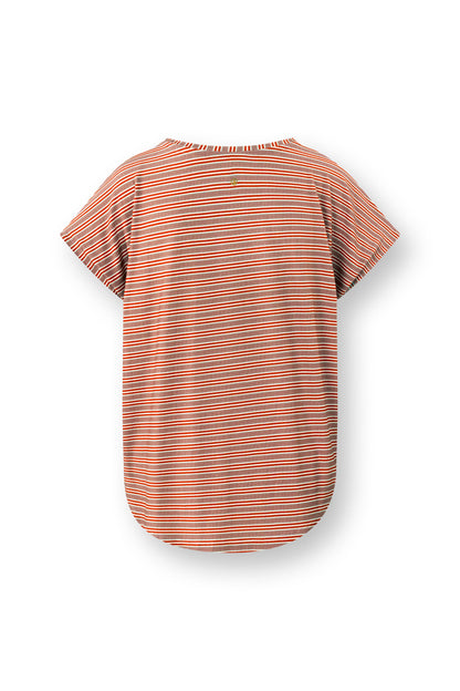 Tatum Short Sleeve Top Kente Stripe