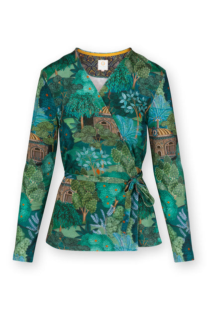 Teagan Vest Long Sleeve Jardin de Noche