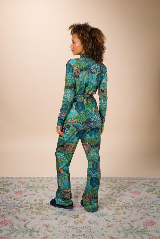 Teagan Vest Long Sleeve Jardin de Noche
