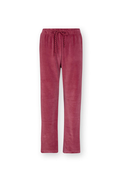 Britta Long Trousers Velvet Solid