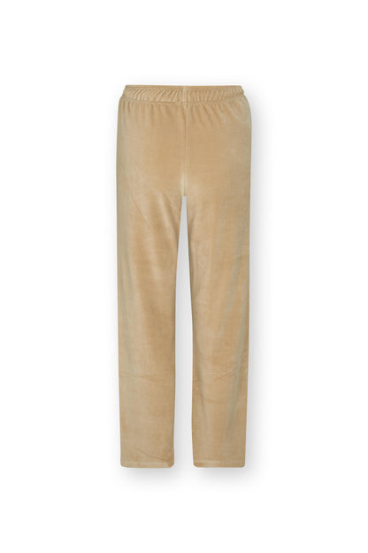 Britta Long Trousers Velvet Solid