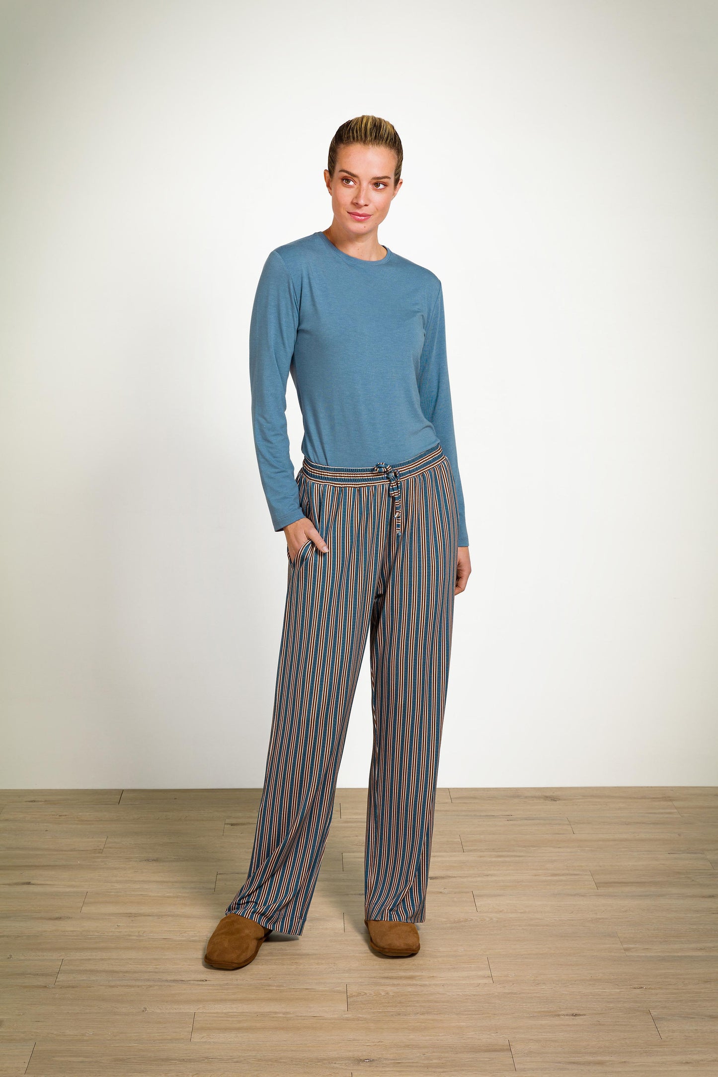 Belin Long Trousers Kente Stripe