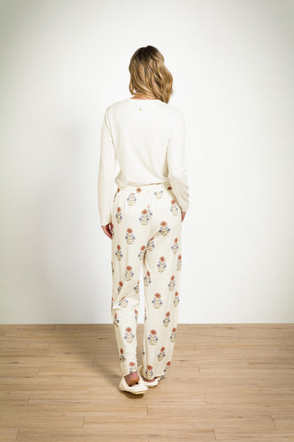 Belin Long Trousers Tanaka White