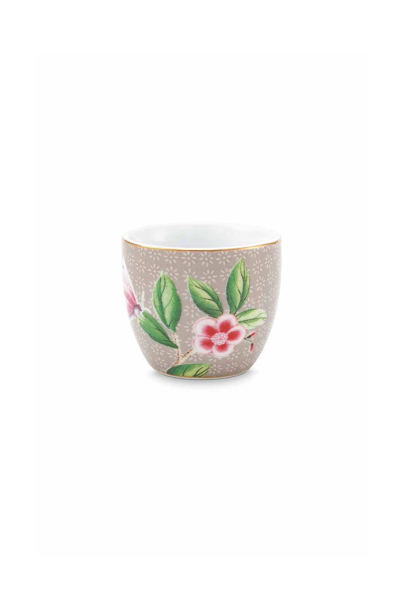Egg Cup Blushing Birds Blue