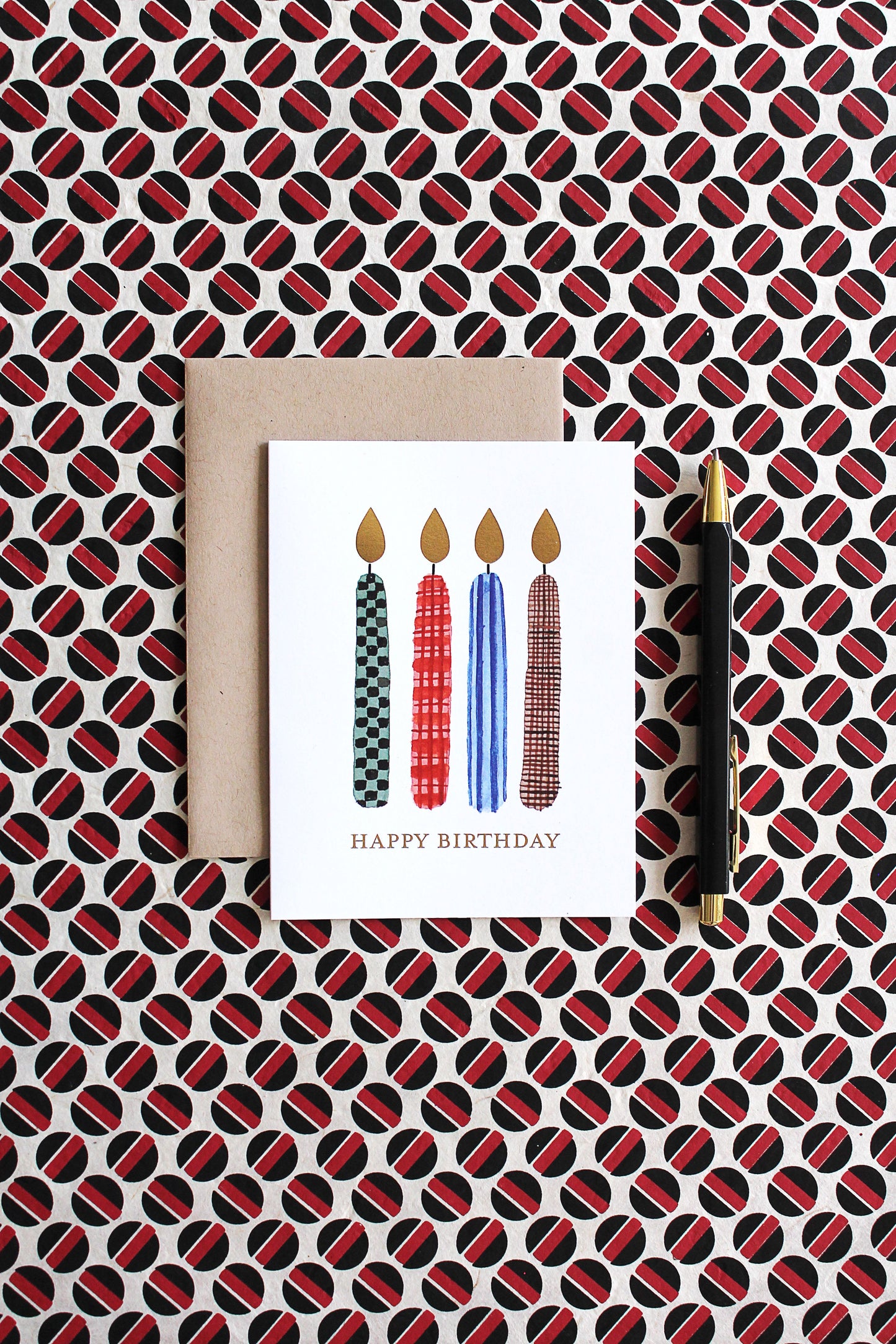Dapper Candles Birthday Card