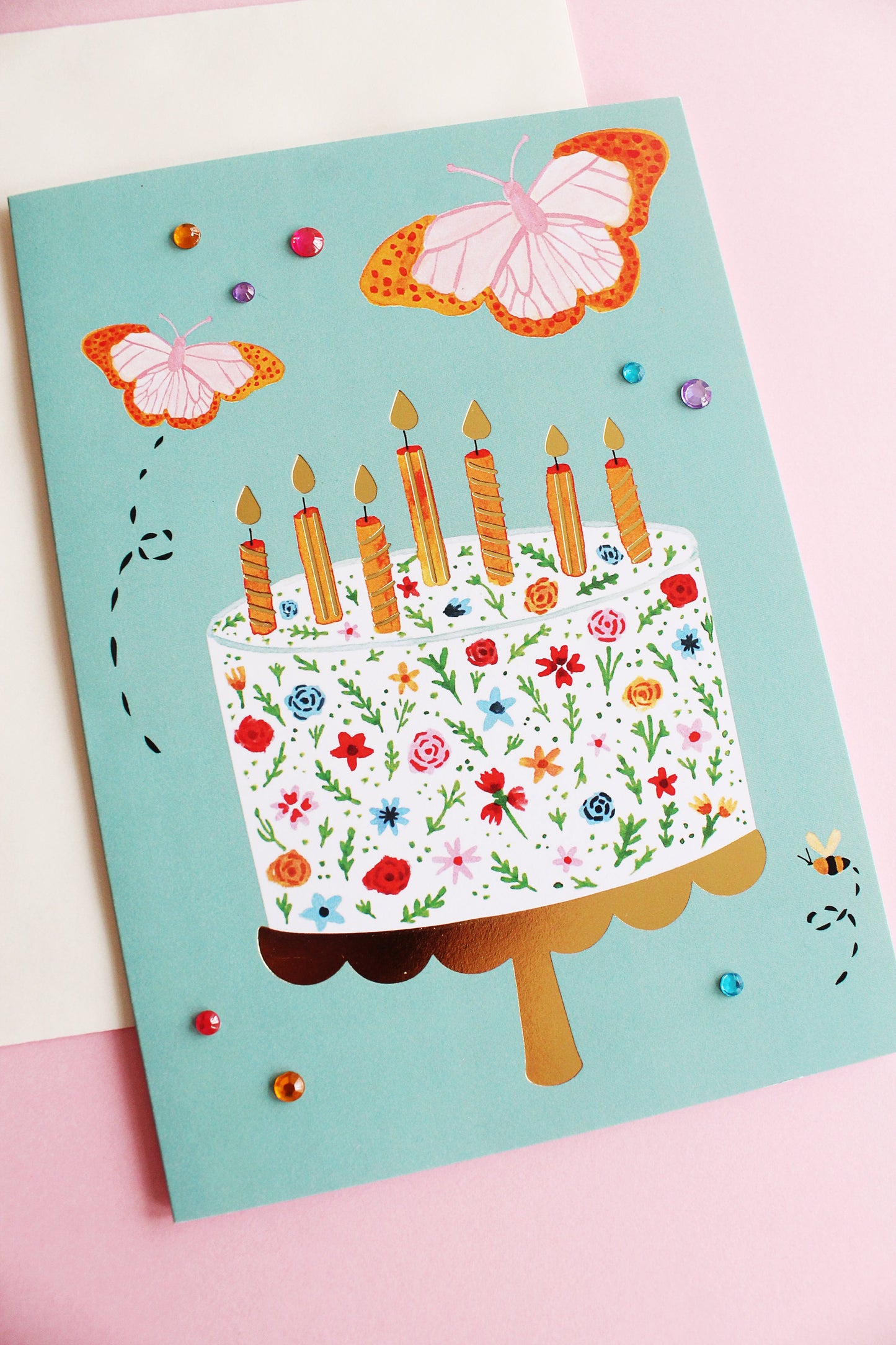 Garden Party Birthday Card