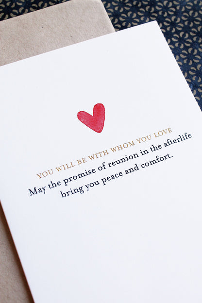 Religious Sympathy Card