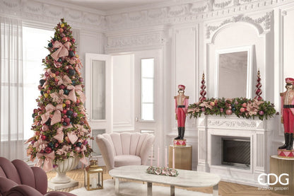 4' Nutcracker Soldier Two Tone Pink