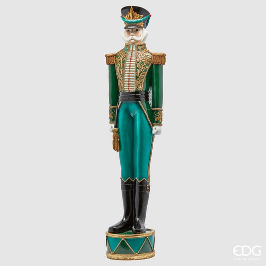 4' Nutcracker Soldier Green & Gold
